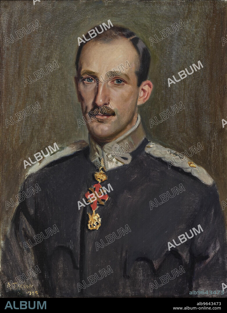 ATANAS TASEV. Portrait of Tsar Boris III of Bulgaria (1894-1943).