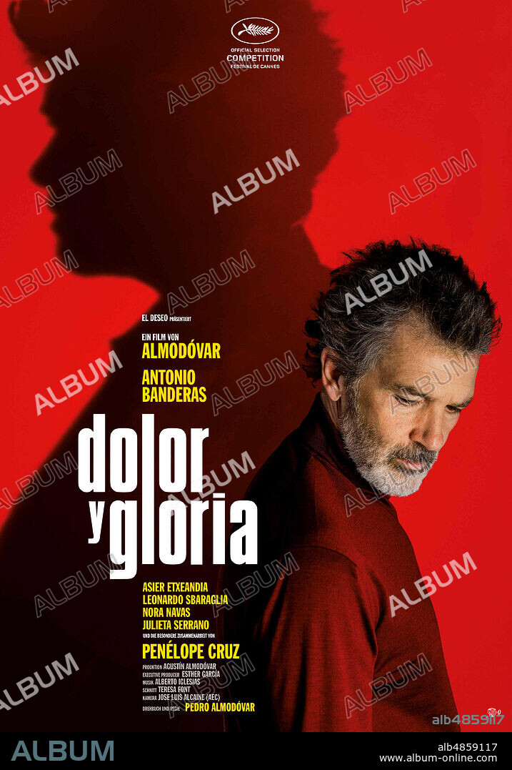 ANTONIO BANDERAS en DOLOR Y GLORIA, 2019, dirigida por PEDRO ALMODOVAR. Copyright EL DESEO S.A.