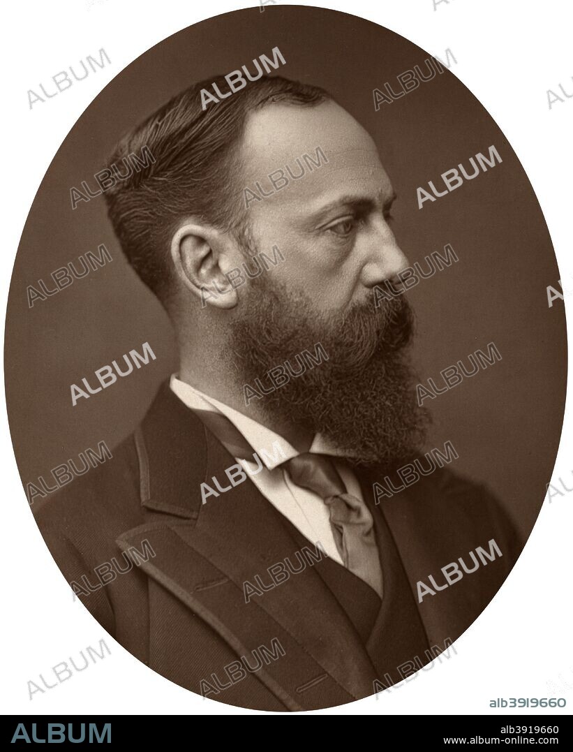 Sir Charles Wentworth Dilke, MP, Under-Secretary of State for Foreign Affairs, 1881. Dilke (1843-1911) was a radical Liberal politician who served as MP for Chelsea between 1866 and 1886. He was a cabinet minister from 1882-1885, helping to pass a range of progressive legislation including laws giving the municipal franchise to women, limiting working hours and legalising unions, but his ministerial career ended due to a scandalous divorce case. From Men of Mark: a gallery of contemporary portraits of men distinguished in the Senate, the Church, in science, literature and art, the army, navy, law, medicine, etc. Photographed from life by Lock and Whitfield, with brief biographical notices by Thompson Cooper. (Conducted by G. C. Whitfield.) (London, 1876-1883).