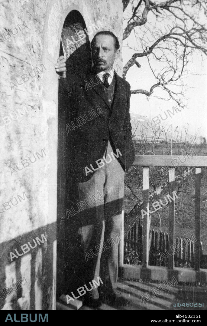 ANONYMOUS. Rainer Maria Rilke. Château de Muzot.