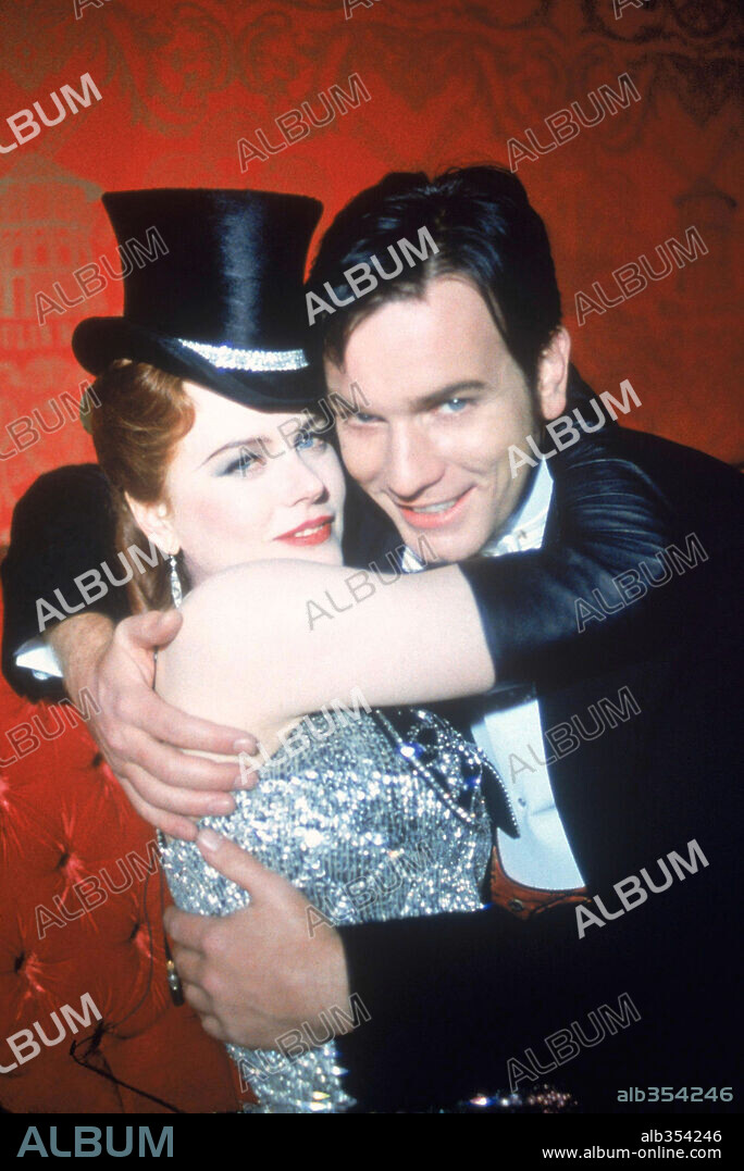 EWAN McGREGOR y NICOLE KIDMAN en MOULIN ROUGE, 2001, dirigida por BAZ LUHRMANN. Copyright 20TH CENTURY FOX / VON UNWERTH, ELLEN.