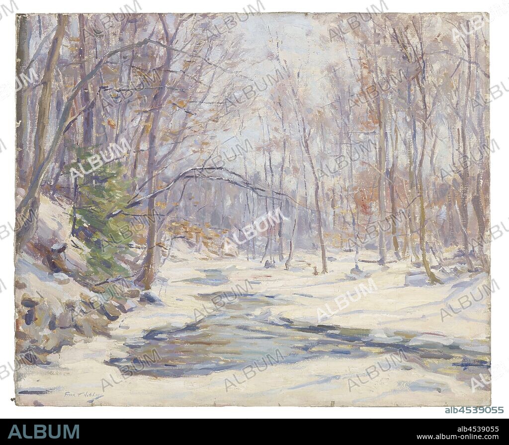 A Winter Morning, Frank Townsend Hutchens (American, 1869-1937), about 1912, oil on canvas, 25-1/4 x 30-1/4 in. (canvas), Signed, l.l.: Frank T Hutchens, American Painting and Sculpture to 1945.