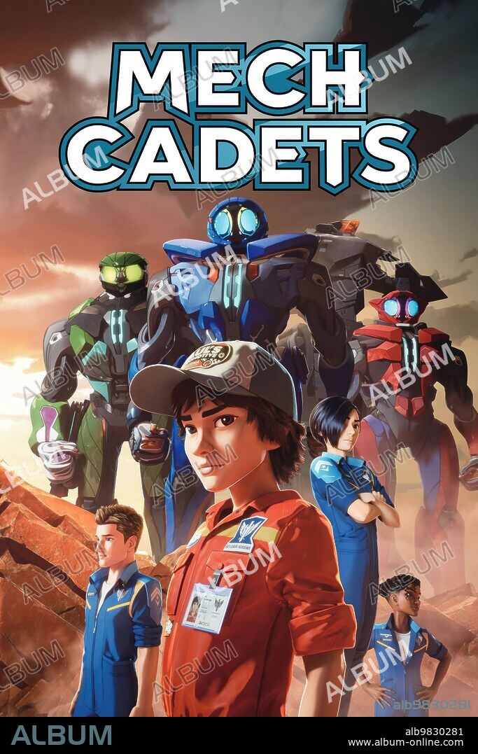 Poster de CADETES DE MECHAS, 2023 (MECH CADETS), dirigida por TOHRU PATRICK AWA. Copyright Boom! Studios.
