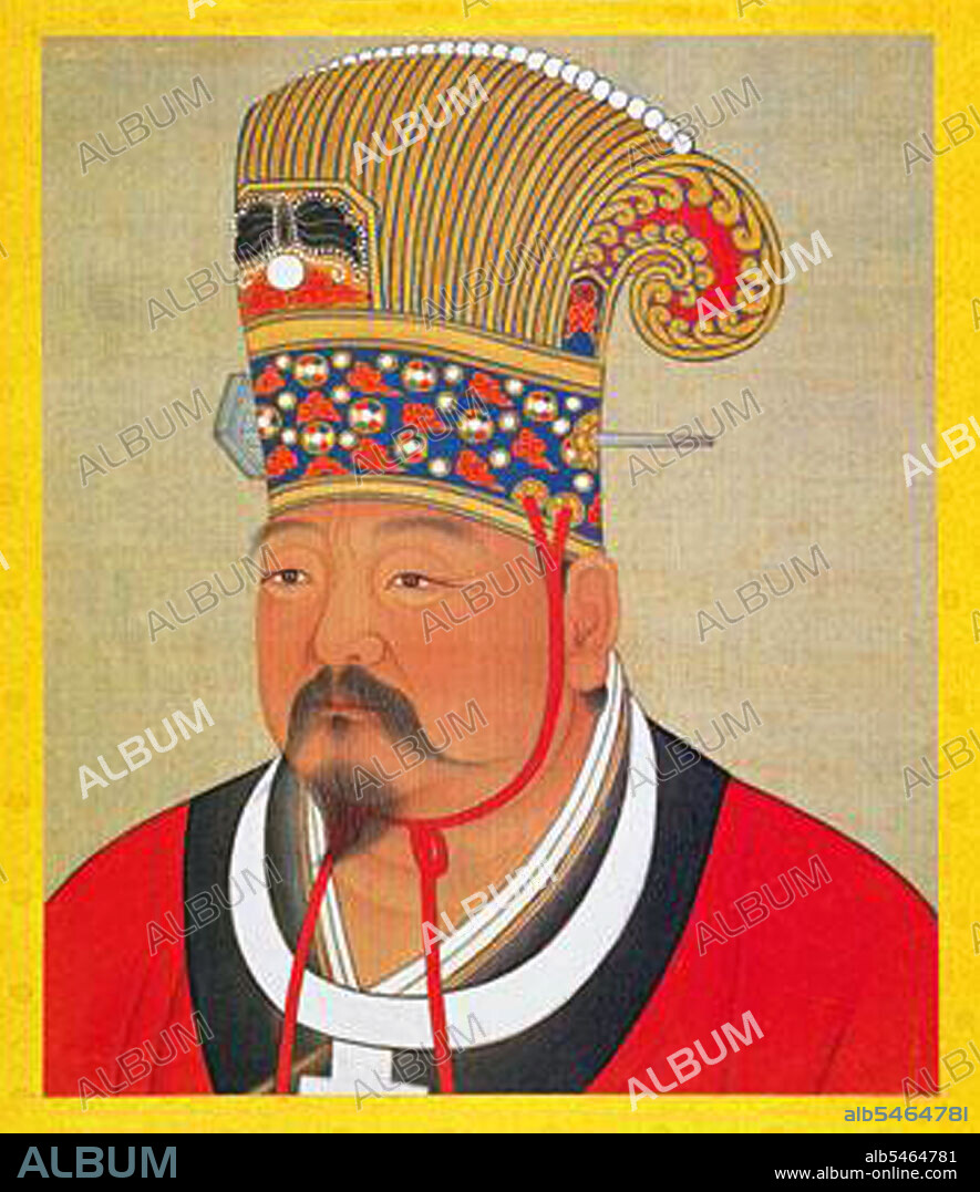 Zhao Hongyi (899-956), posthumously honoured as Emperor Xuanzu, was the father of Song Emperors Taizu (r. 960-976) and Taizong (976-997).<br/><br>  The Song Dynasty (960–1279) was an imperial dynasty of China that succeeded the Five Dynasties and Ten Kingdoms Period (907–960) and preceded the Yuan Dynasty (1271–1368), which conquered the Song in 1279. Its conventional division into the Northern Song (960–1127) and Southern Song (1127–1279) periods marks the conquest of northern China by the Jin Dynasty (1115–1234) in 1127. It also distinguishes the subsequent shift of the Song's capital city from Bianjing (modern Kaifeng) in the north to Lin'an (modern Hangzhou) in the south.