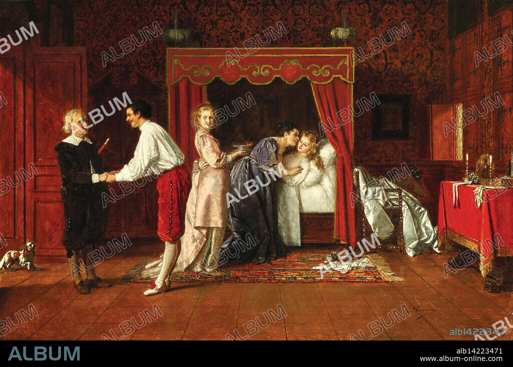 CHARLES FRANÇOIS PECRU. The morning after the wedding.
