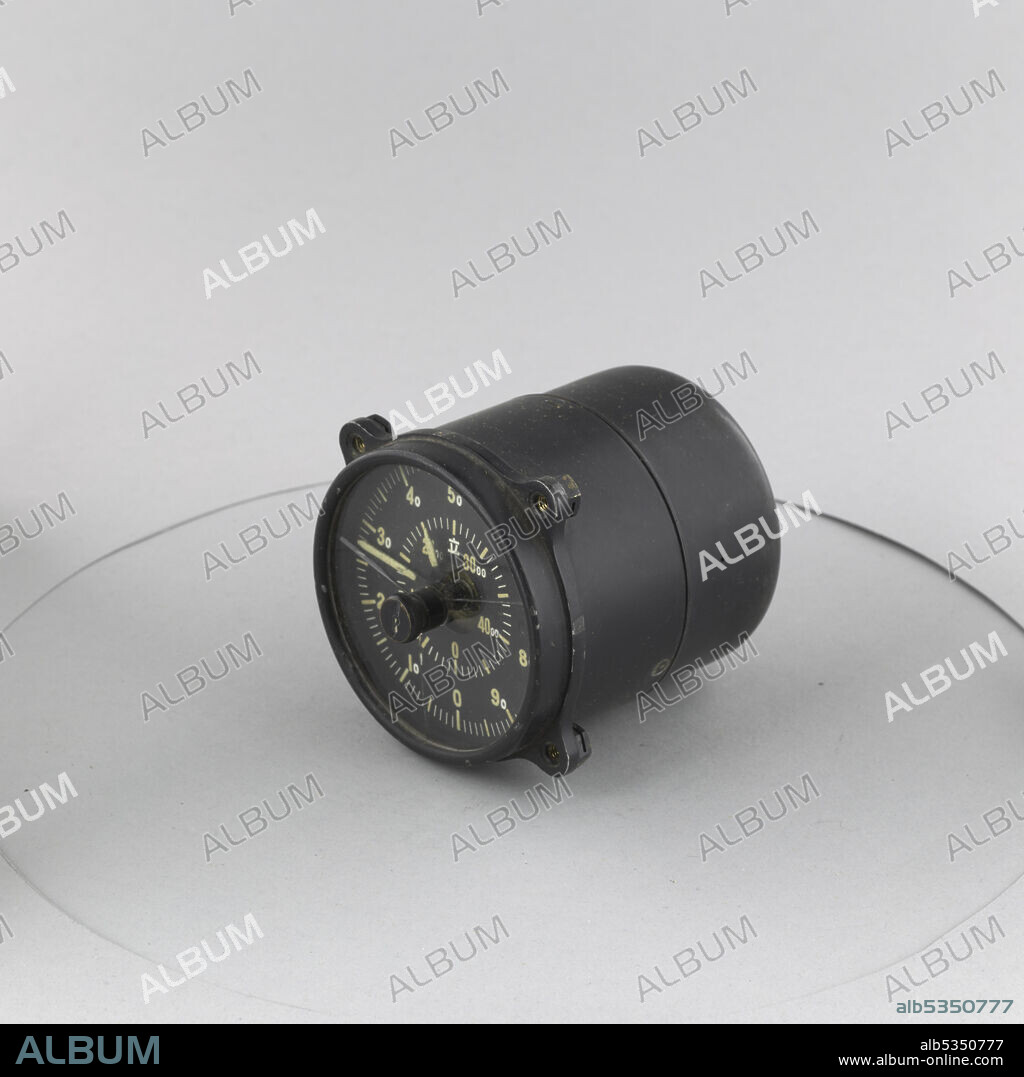 YANAGI MANUFACTURING PLANT. Fuel quantity indicator, Japanese Navy. 80mm dia.  ww2;electrical.