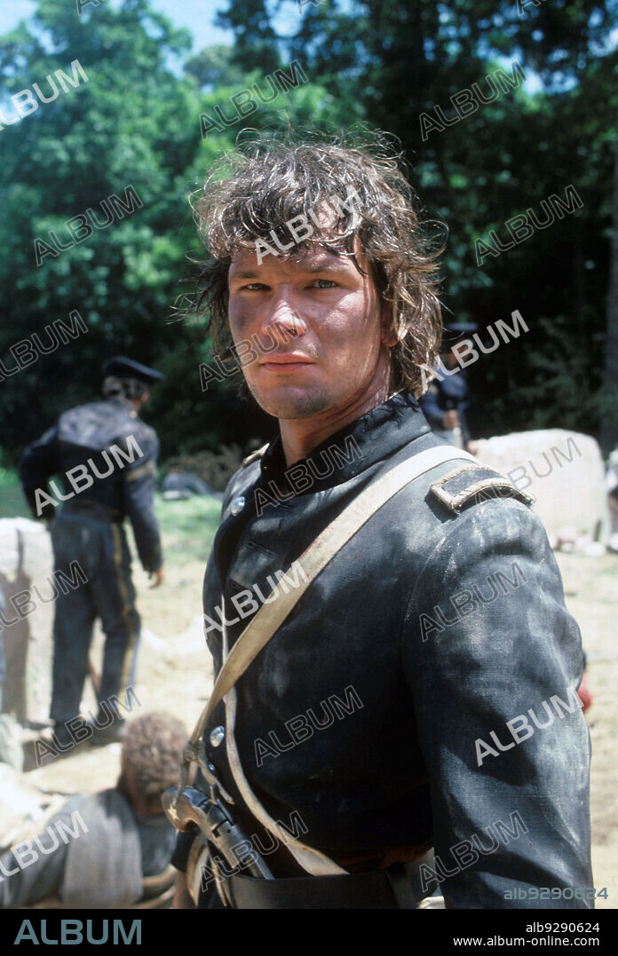 PATRICK SWAYZE en NORTE Y SUR, 1985 (NORTH AND SOUTH), dirigida por RICHARD T. HEFFRON. Copyright WARNER BROS. TELEVISION.