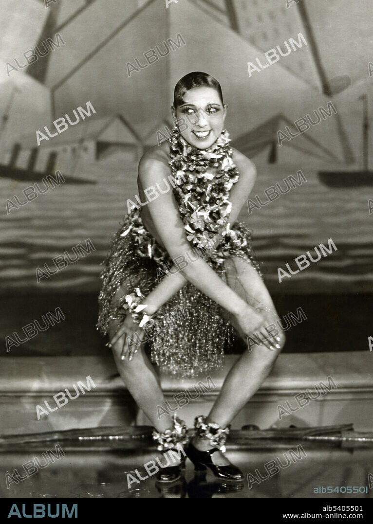 Josephine Baker (1906 - 1975) was an African-American singer; first to integrate an American concert hall, actress; first black woman to star in a major motion picture, and dancer with a career spanning over five decades. She became a citizen of France in 1937, assisting the French Resistance during WWII and receiving the Croix de guerre. Stanislaus Julian Walery, 1926 (cropped and cleaned).