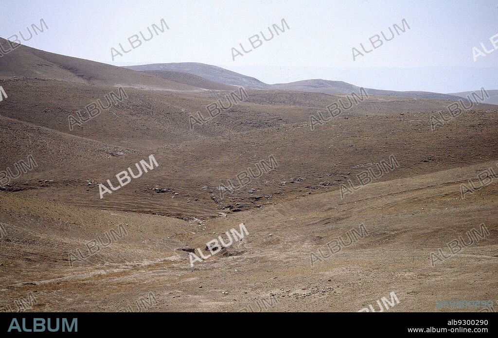 DESIERTO DE JUDEA-ZONA DE JERUSALEN A JERICO - FOTO AÑOS 90.
