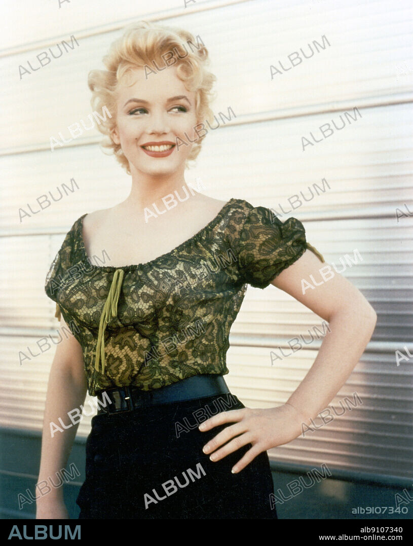 NORMA JEAN BAKER. MARILYN MONROE dans BUS STOP, 1956, réalisé par JOSHUA LOGAN. Copyright 20TH CENTURY FOX.