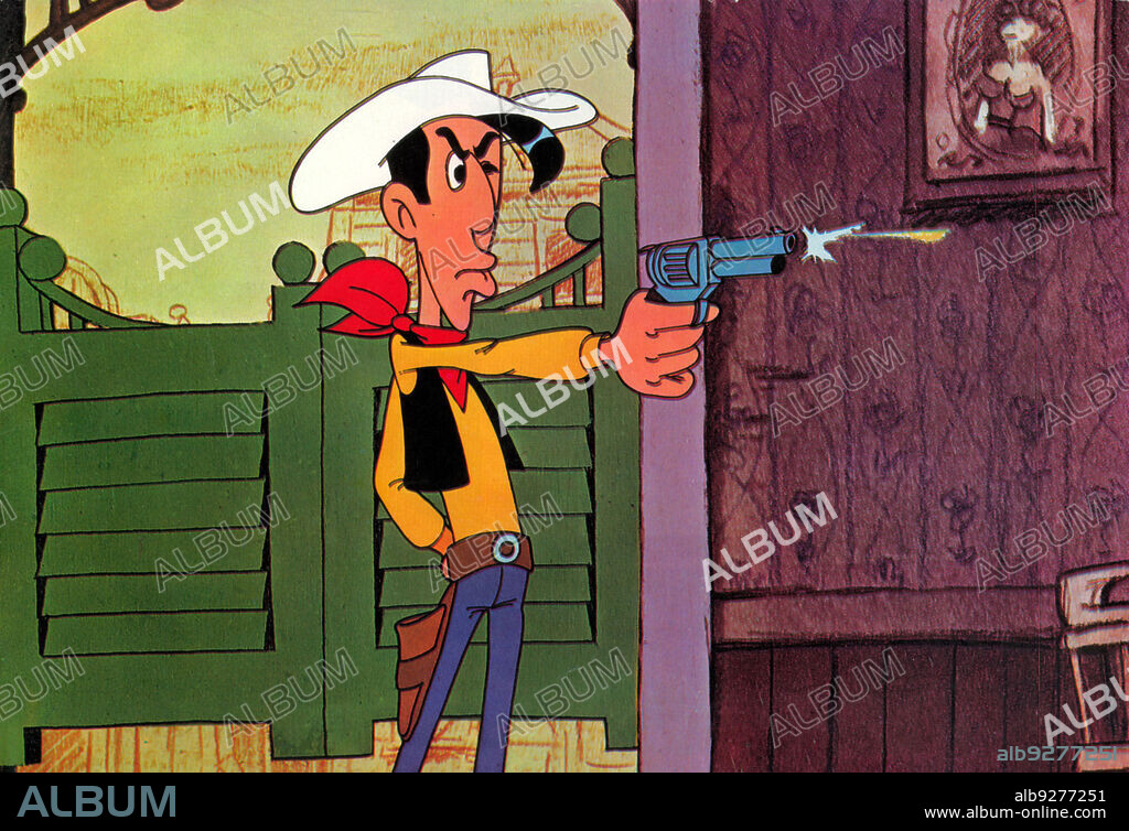DAISY TOWN, 1971, directed by RENE GOSCINNY. Copyright BELVISION.