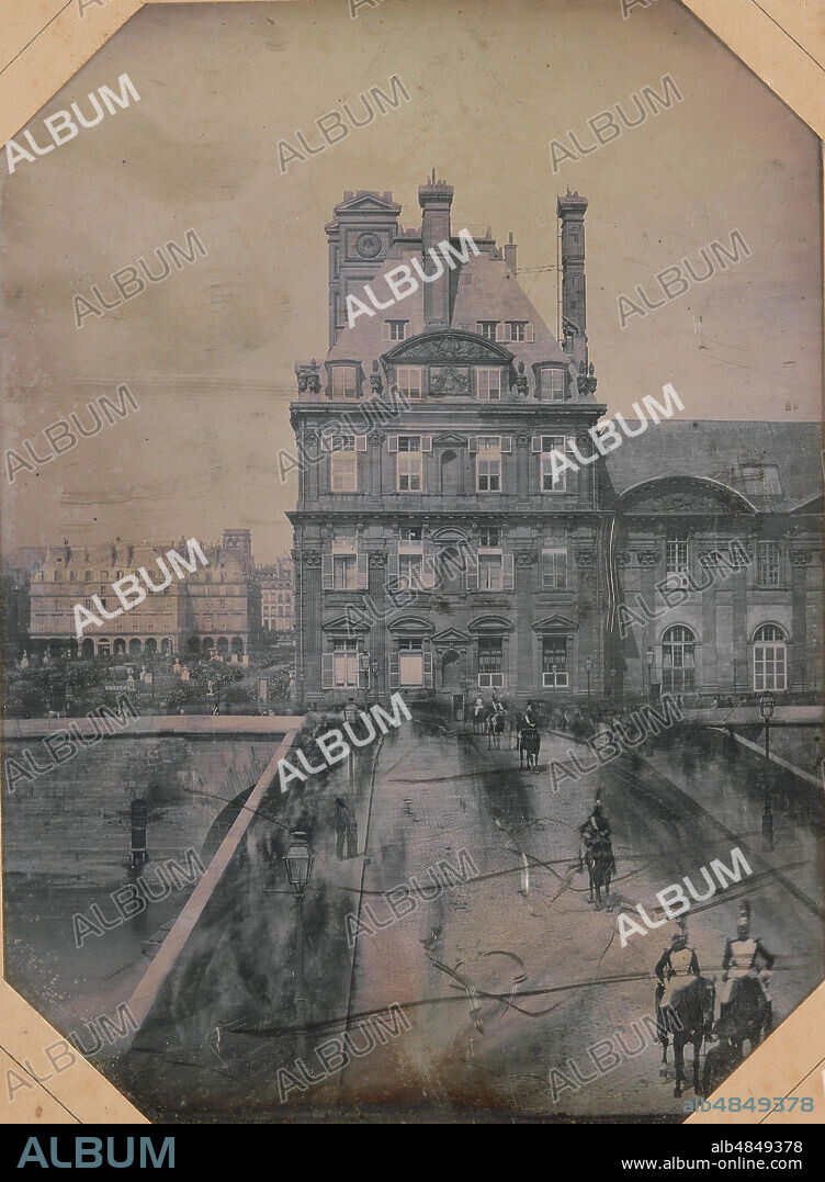 MARIE-CHARLES-ISIDORE CHOISELAT et STANISLAS RATEL. Défilé sur le Pont-Royal, May 1, 1844.