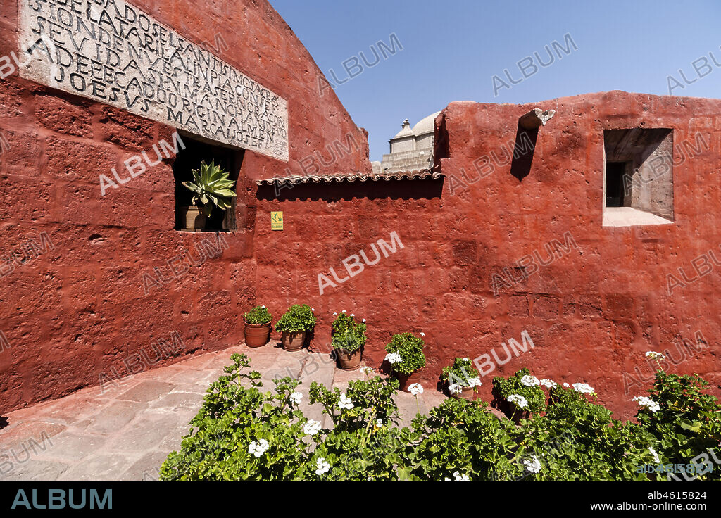 Convent and monastery of Santa Catalina de Siena (1579) in Arequipa, Peru,South America. World Heritage (UNESCO).