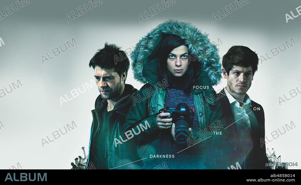 IWAN RHEON, JAMIE DRAVEN and NATALIA TENA in RESIDUE, 2015.