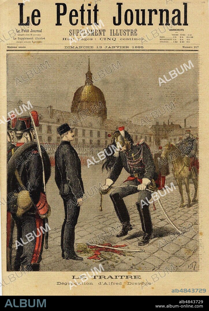 HENRI MEYER (REYEM). Le Petit Journal concerning the Dreyfus Affair.