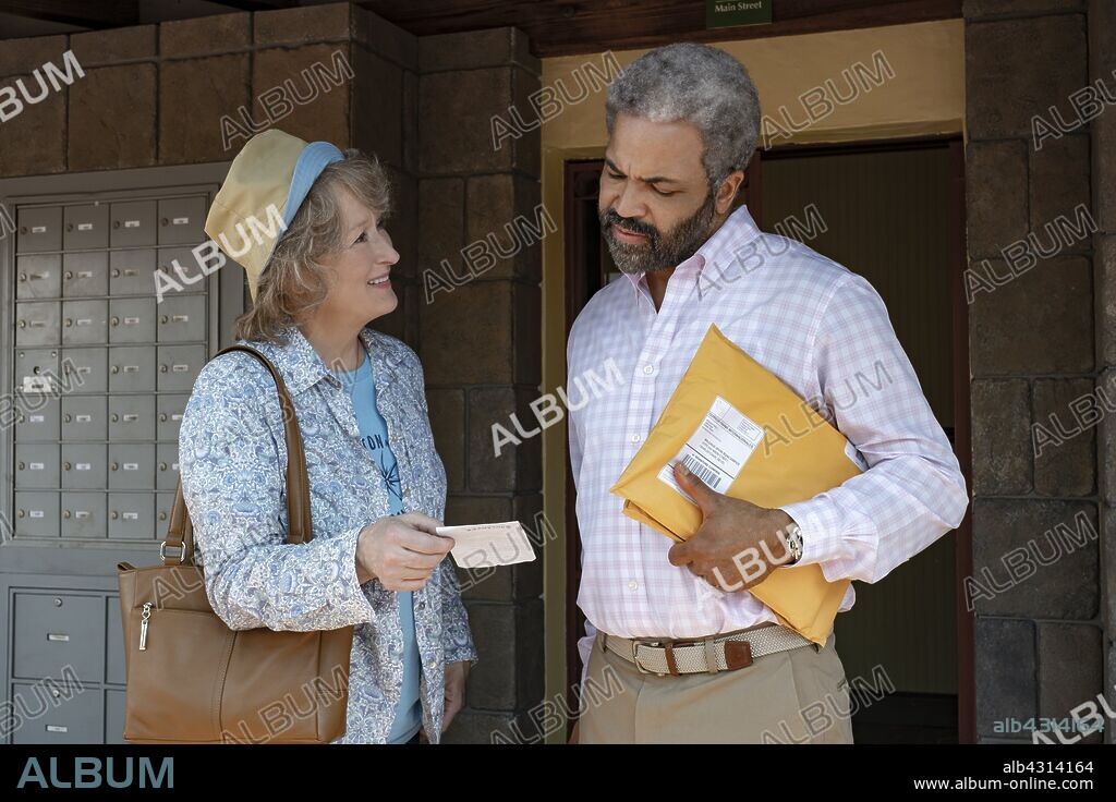 JEFFREY WRIGHT und MERYL STREEP in THE LAUNDROMAT, 2019, unter der Regie von STEVEN SODERBERGH. Copyright Grey Matter Productions / Anonymous Content / Netflix / Topi.