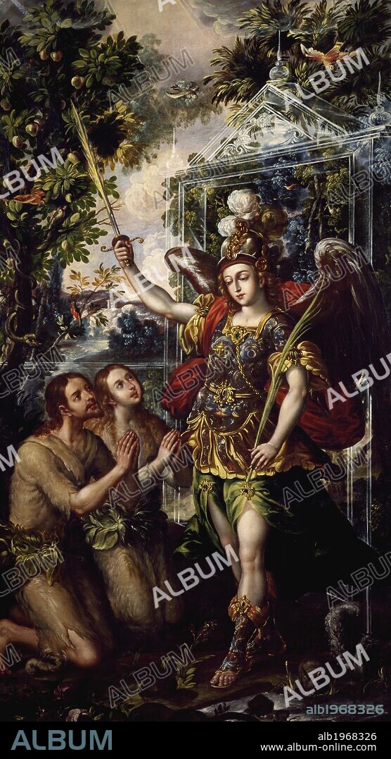 Adam and Eve expelled from Paradise, by Juan Correa ( ca 1646-1716).