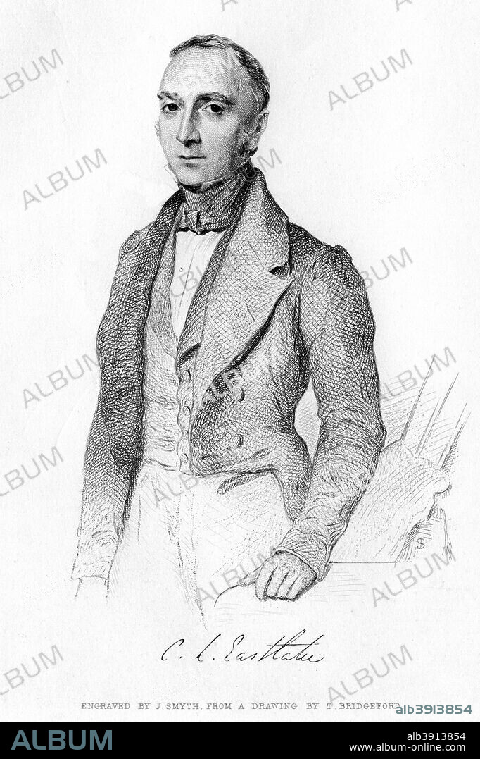 Sir Charles Lock Eastlake (1793-1865), English painter, gallery director, collector and writer, 19th century. From the Art Union Journal.