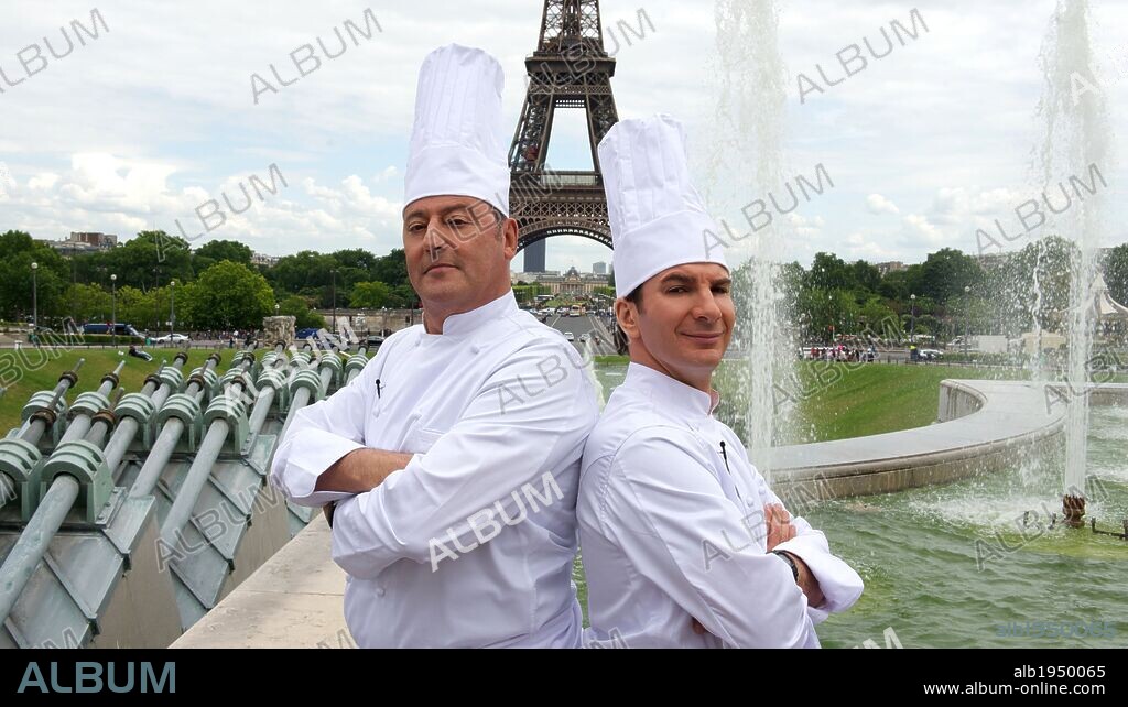 JEAN RENO and MICHAËL YOUN in THE CHEF, 2012 (COMME UN CHEF), directed by DANIEL COHEN. Copyright GAUMONT.