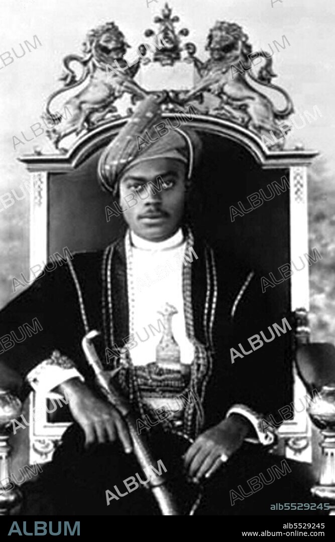 Sayyid Ali bin Hamud Al-Busaid (June 7, 1884 – December 20, 1918) (Arabic: ??? ?? ???? ?????????) was the eighth Sultan of Zanzibar. Ali ruled Zanzibar from July 20, 1902 to December 9, 1911, having succeeded to the throne of the death of his father, the seventh Sultan. He served only a few years as sultan because of illness. In 1911 he abdicated in favour of his brother-in-law Sayyid Khalifa bin Harub Al-Busaid.