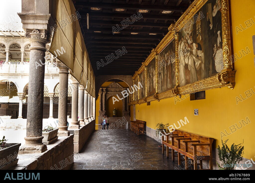 Santo Domingo church at the Qorikancha, Cuzco, UNESCO World Heritage Site, Peru, South America.