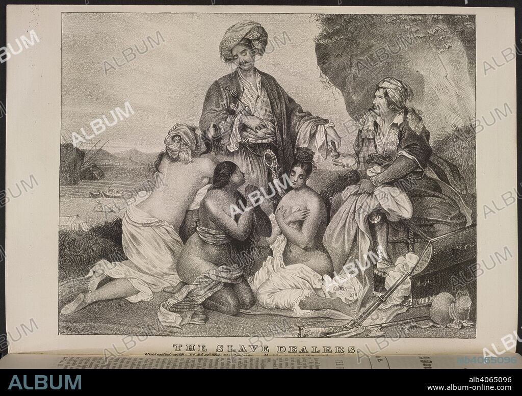 The slave dealers. Traders in sex slaves. The Exquisite. A collection of tales, histories and essays Illustrated with numerous engravings. London, [1842-44.]. Source: P.C.20.b.1-3 volume 2, opposite page 193. Language: English.