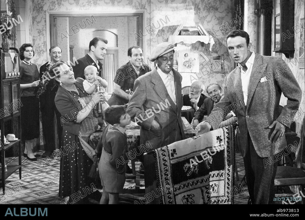 TONY LEBLANC in MANOLO GUARDIA URBANO, 1956. Copyright ARIEL FILMS.