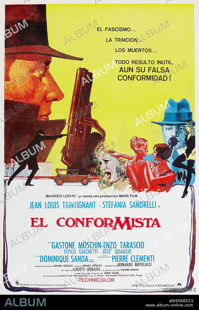 Poster of THE CONFORMIST, 1970 (IL CONFORMISTA), directed by BERNARDO BERTOLUCCI. Copyright MARS/MARIANNE/MARAN.