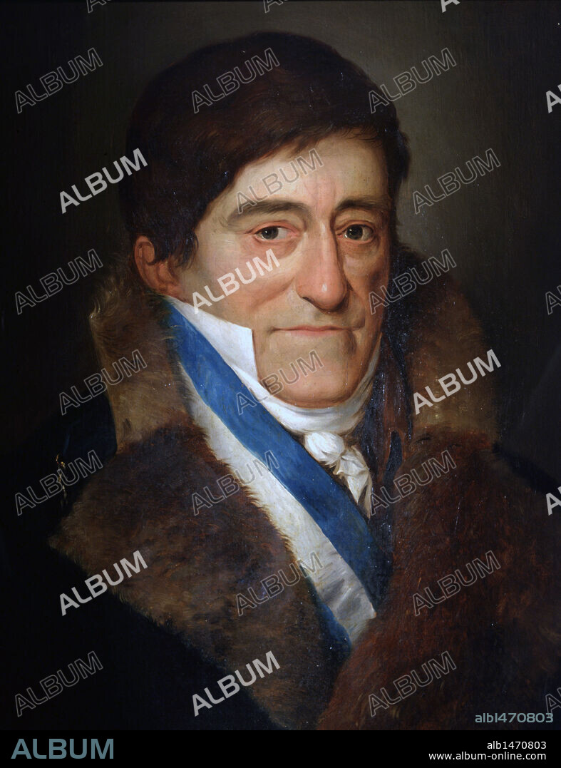 Ruiz de Apodaca, Juan (Cadiz, 1754-Madrid, 1835). Spanish colonial administrator. Captain General of Cuba (1812), viceroy of New Spain (1816). Oil by Antonio Maria Esquivel. Naval Museum. Madrid. Spain.