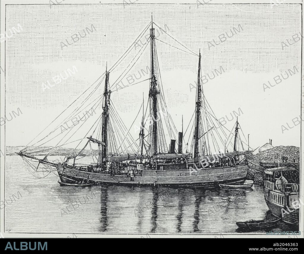 Nansen's Fram expedition, 1893-1896, was an attempt by the Norwegian explorer Fridtjof Nansen to reach the geographical North Pole by harnessing the natural east-west current of the Arctic Ocean, In the face of much discouragement from other polar explorers Nansen took his ship Fram to the New Siberian Islands in the eastern Arctic Ocean, froze her into the pack ice, and waited for the drift to carry her towards the pole.