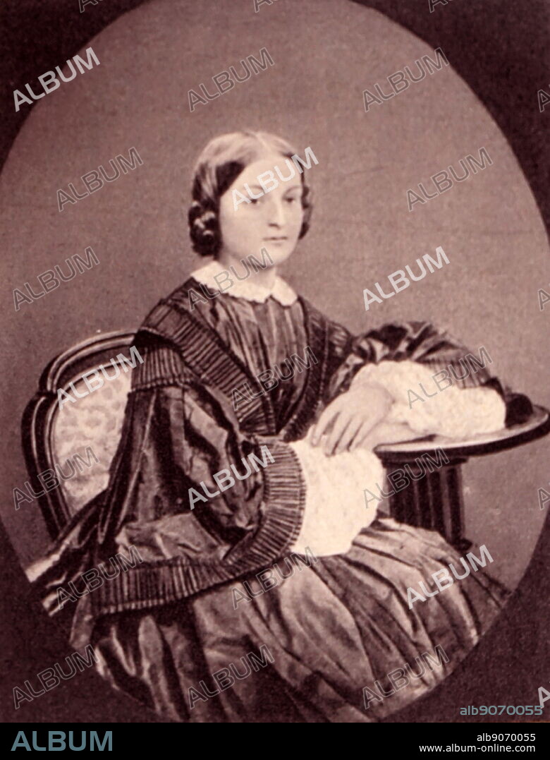 Early Photographic portrait of Marie Curie (1867-1934) a Polish and naturalized-French physicist, chemist and the first female Nobel Prize winner. Dated 19th Century.