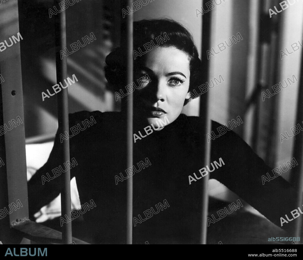 GENE TIERNEY in WHIRLPOOL, 1950, unter der Regie von OTTO PREMINGER. Copyright 20TH CENTURY FOX.