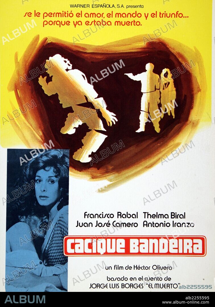 PELICULA : CACIQUE BANDEIRA , 1975. BASADA EN EL CUENTO "EL MUERTO" DE JOSE LUIS BORGES. DIRECTOR : HECTOR OLIVERA. ACTORES : FRANCISCO RABAL , THELMA BIRAL.