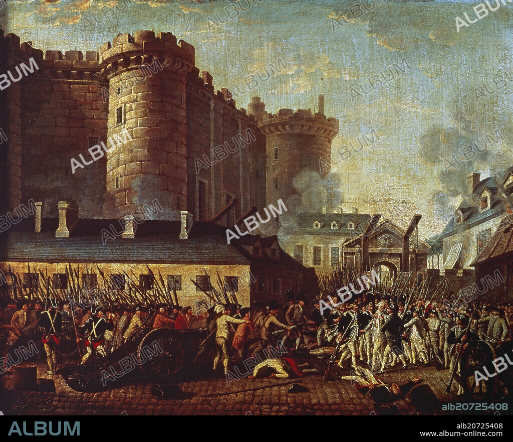 JEAN-PIERRE HOUËL. Storming of the Bastille in 1789. Paris, musée Carnavalet.