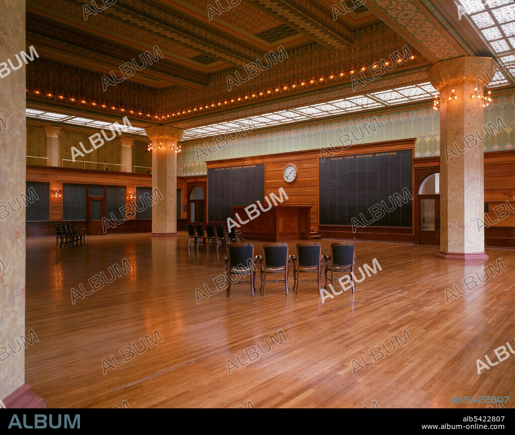 ADLER & SULLIVAN. Chicago Stock Exchange Trading Room: Reconstruction at the Art Institute of Chicago, 1893/94 (original built) 1972 (original demolished) 1976/77 (reconstructed).