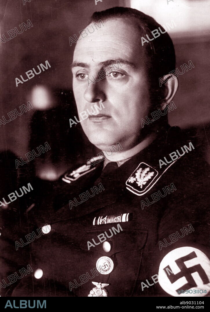 Kurt Daluege (1897 - 1946); chief of the national uniformed Ordnungspolizei (Order Police) of Nazi Germany. Following Reinhard Heydrich's assassination in 1942, he served as Deputy Protector for the Protectorate of Bohemia and Moravia. After the end of World War II, he was extradited to Czechoslovakia, tried, convicted and executed in 1946.