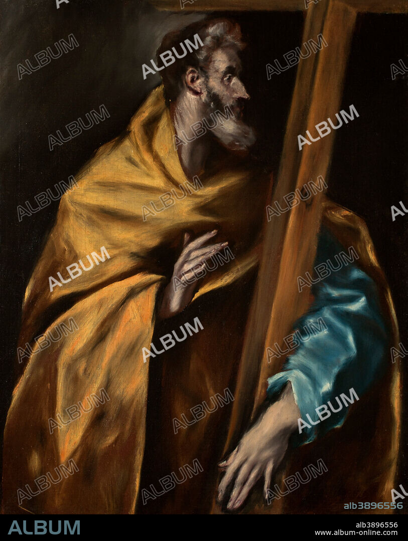 EL GRECO. San Felipe Apóstol / Apostle Saint Philip. Date/Period: Between 1610 and 1614. Painting. Oil on canvas. Height: 80 cm (31.4 in); Width: 100 cm (39.3 in).