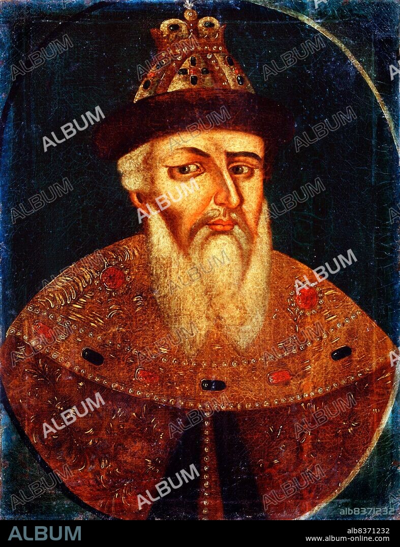 Tsar Ivan IV (3 September 1530 28 March 1584), commonly known as Ivan the Terrible, was the Grand Prince of Moscow from 1533 to 1547 and Tsar of All the Russias from 1547 until his death in 1584. His long reign saw the conquest of the Khanates of Kazan, Astrakhan and Siberia, transforming Russia into a multiethnic and multicontinental state spanning approximately 4,046,856 km2 (1,562,500 sq mi).<br/><br/>. Ivan managed countless changes in the progression from a medieval state to an empire and emerging regional power, and became the first ruler to be crowned as Tsar of All the Russias.
