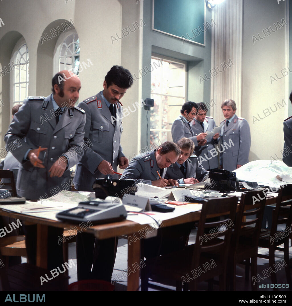 Planübung, TV film, Germany 1977, Director: Wolfgang Petersen, scene photo (original german headline: Planübung).