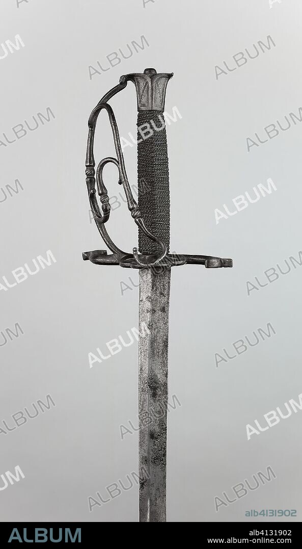 Sabre (Kriegsmesser). German or Swiss. Date: 1520-1560. Dimensions: Overall L. 118.5 cm (46 5/8 in.)
Blade L. 97.8 cm (38 1/2 in.)
Wt. 3 lb. Iron and steel. Origin: Germany.