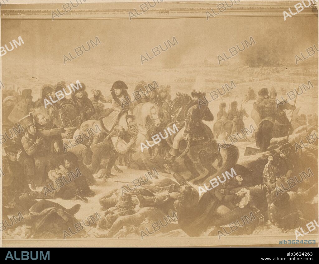 [Reproduction of Napoleon on the Battlefield of Eylau by Antoine-Jean Gros]. Artist: Unknown (French); After baron Antoine Jean Gros (French, Paris 1771-1835 Meudon). Date: 1850s.