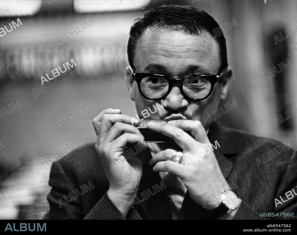 Toots Thielemans musiker 1961. munspel. (c) Per-Erik Gustavsson / Sydsvenskan / IBL.