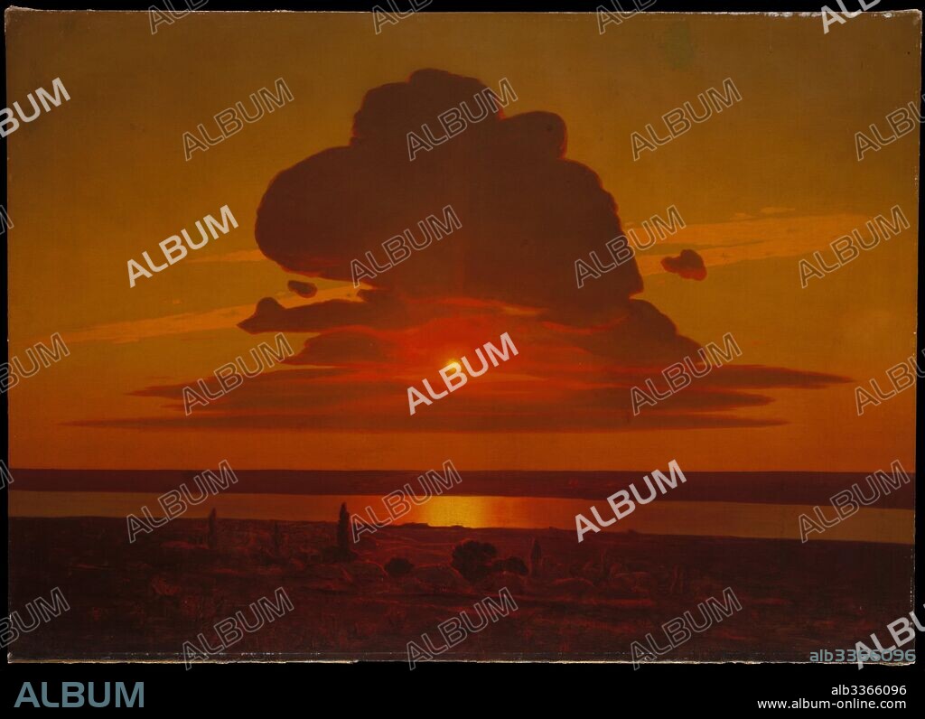 ARKHIP IVANOVICH KUINDZHI. Red Sunset on the Dnieper.