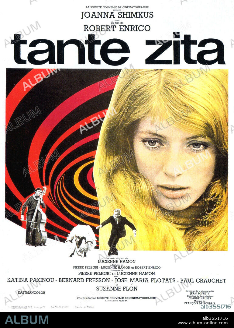 Poster of TANTE ZITA, 1968, directed by ROBERT ENRICO. Copyright Societé Nouvelle de Cinématographie (SNC).