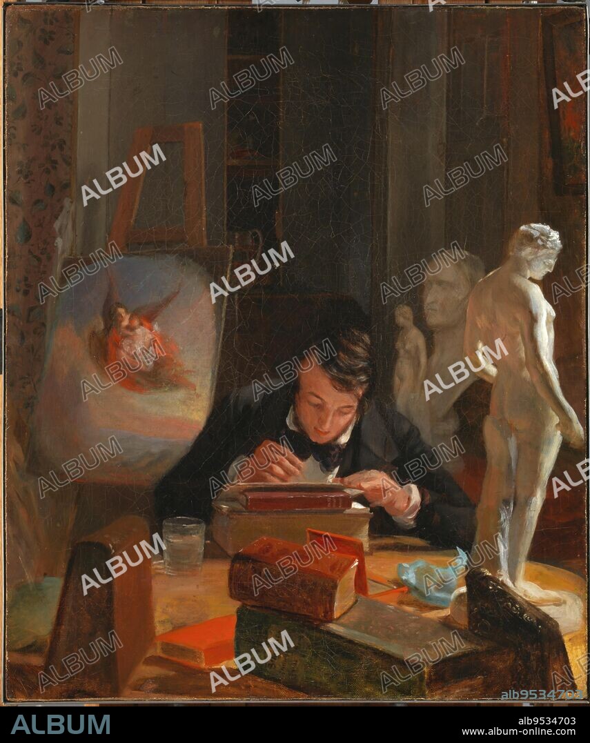 JOHN FRANKENSTEIN. Portrait of Godfrey Frankenstein. Date: ca. 1840. oil on canvas.