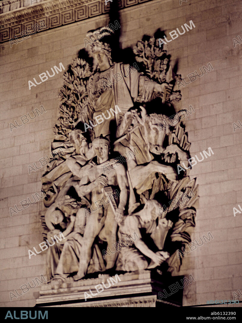 FRANÇOIS RUDE (1784-1855). DETALLE ALTORRELIEVE ARCO DE TRIUNFO.