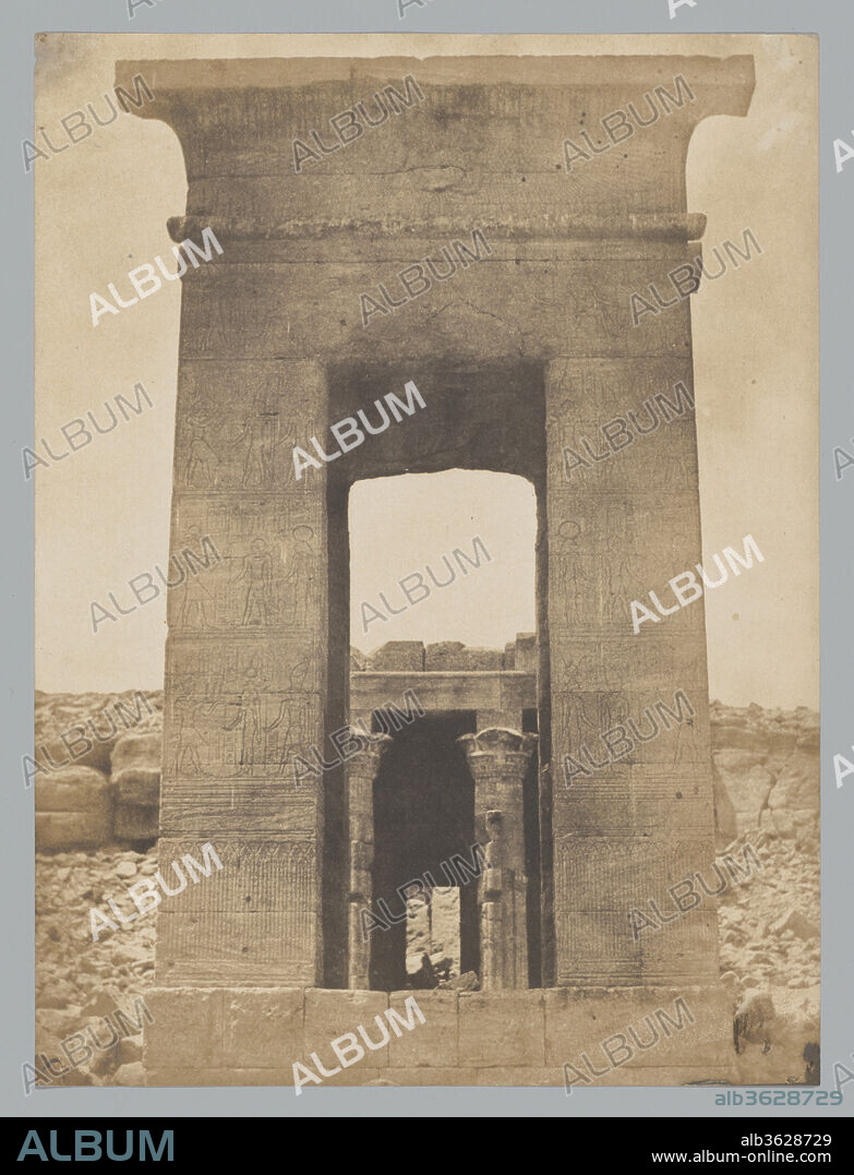 [View of Egypt]. Artist: Maxime Du Camp (French, 1822-1894). Dimensions: Image: 8 3/4 × 6 9/16 in. (22.2 × 16.6 cm). Date: 1849-51.