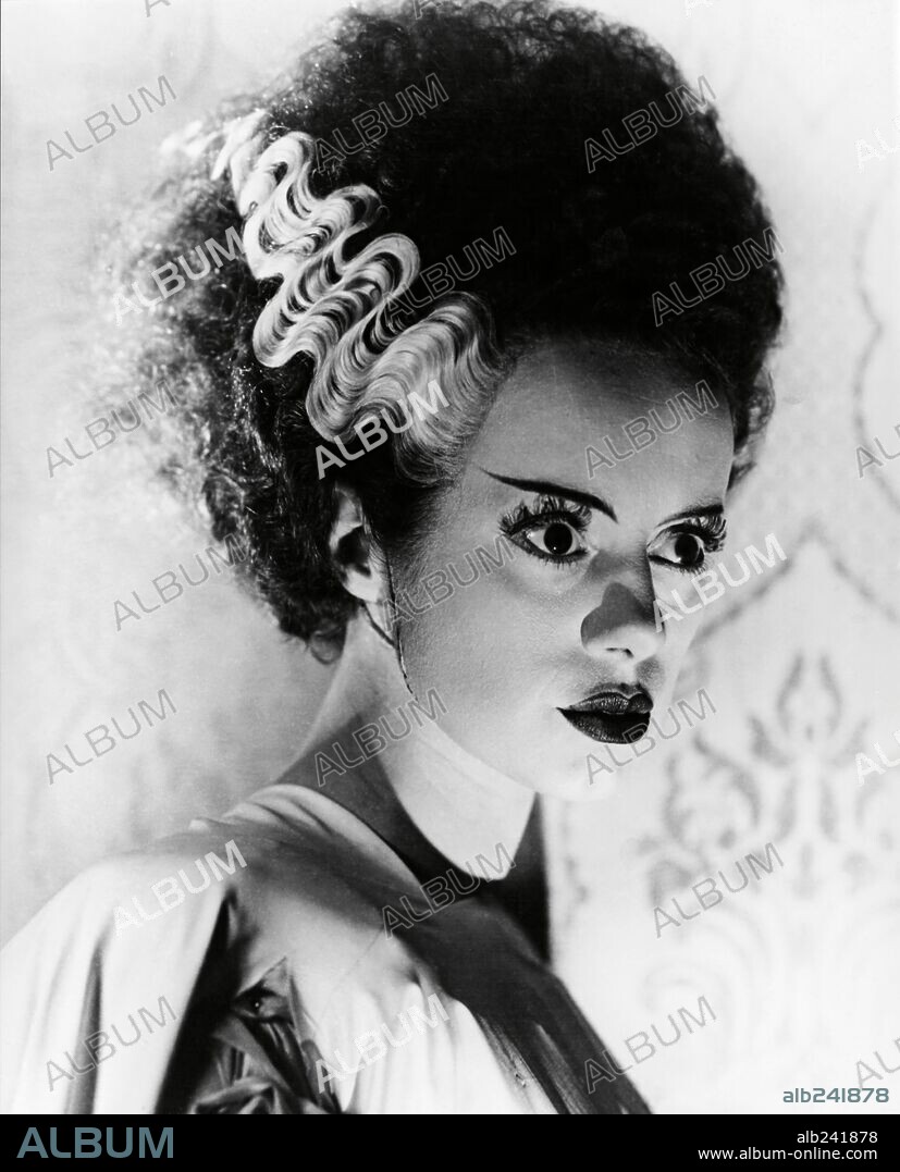 ELSA LANCHESTER en LA NOVIA DE FRANKENSTEIN, 1935 (THE BRIDE OF FRANKENSTEIN), dirigida por JAMES WHALE. Copyright UNIVERSAL PICTURES.