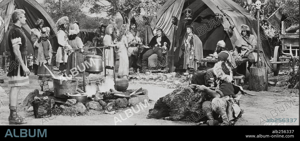 ATILA, REY DE LOS HUNOS, 1954 (THE SIGN OF THE PAGAN), dirigida por DOUGLAS SIRK. Copyright UNIVERSAL PICTURES.