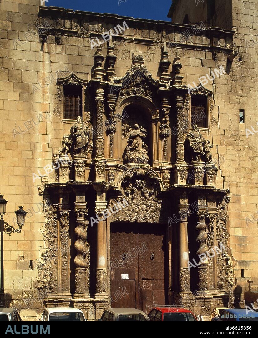 BORJA JUAN BAUTISTA. PORTADA PRINCIPAL - PORTADA BARROCA.